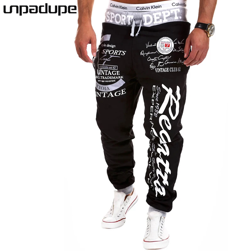 

Pants Men New Arrived 2018 Brand Casual Joggers Letter Printing Compression Pants Men Cotton Trousers Calabasas Sweatpants Mens