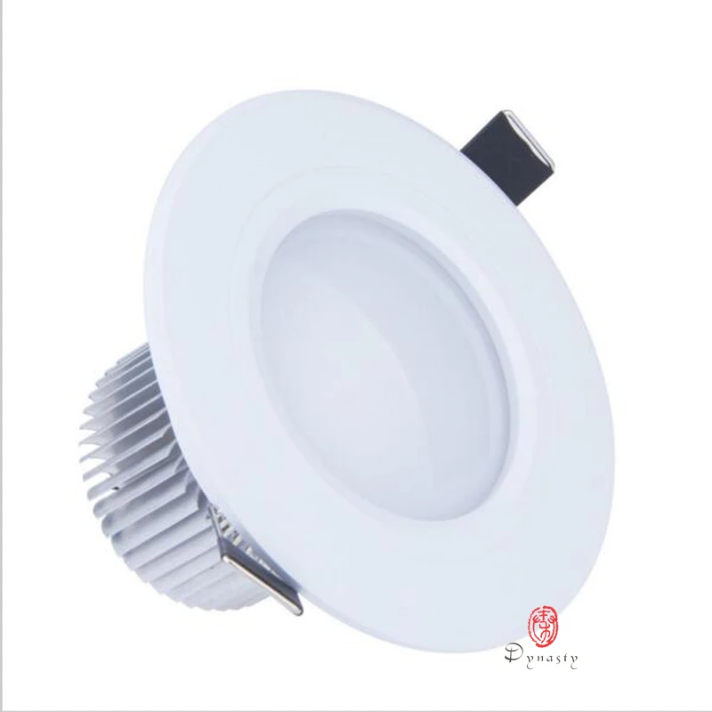 

5Pcs/Lot LED Downlight Recessed Conceal SMD Spot Light Ceiling Aluminum AC 110/220V Super Bright Foyer Free Shipping Dynasty