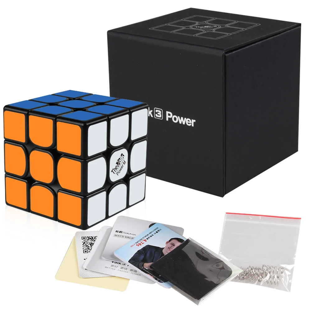 D-FantiX Qiyi Mongfangge валк 3 Мощность M Магнитная кубик рубика 56 мм Скорость Cube 3x3x3 профессиональный WCA игры Магическая Головоломка Куб Непоседа игрушки подарок