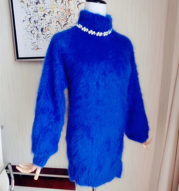 Новинка, женский свитер из натурального норкового кашемира,, норковый кашемировый пуловер с воротником-хомутом,, TBSR289