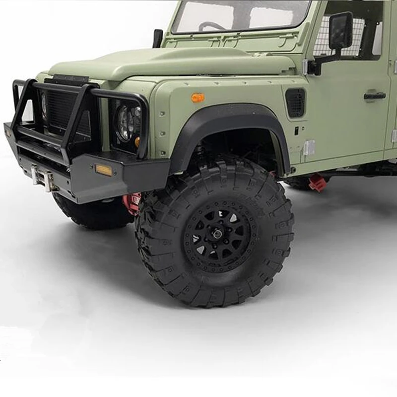 Rc автомобильные металлические детали для модернизации переднего бампера для rc 1/10 гусеничный пульт дистанционного управления автомобильные аксессуары 4wd d90/110 игрушки модель грузовика