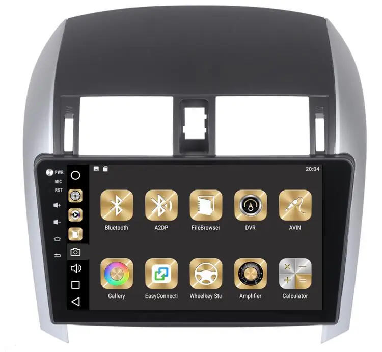 Sale IPS 4GB Ram 8-Core 32GB 10.2inch Android 9.0 Car Dvd Gps For Toyota Corolla 2006 - 2011 Car Pc Multimedia Audio Radio Aux in 4