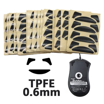 

4 sets Mouse Feet Skates Mouse Pad For Optaical Laser Mouse Mice Foot Stickers Teflon 0.6MM Thickness