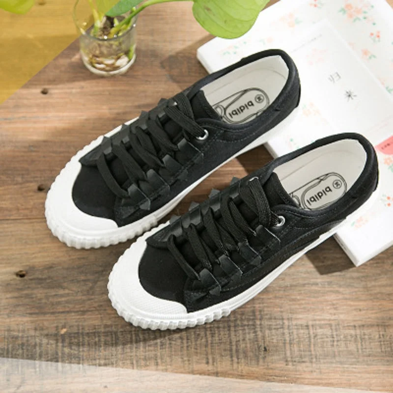 

2018 spring new canvas shoes women's shoes casual shoes white shoes
