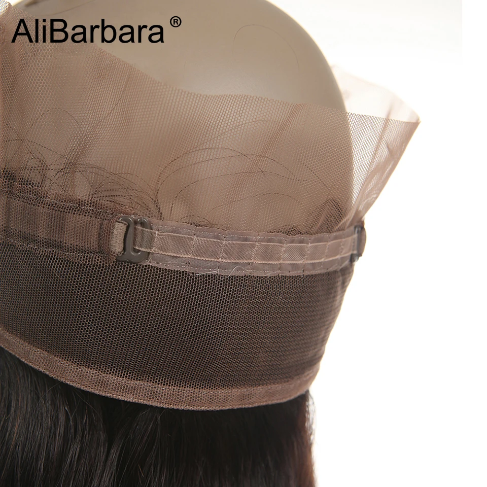 Alibarbara волосы 360 синтетический Frontal шнурка волос Малайзии прямые волосы синтетическое закрытие волос с ребенком не Реми человеческие