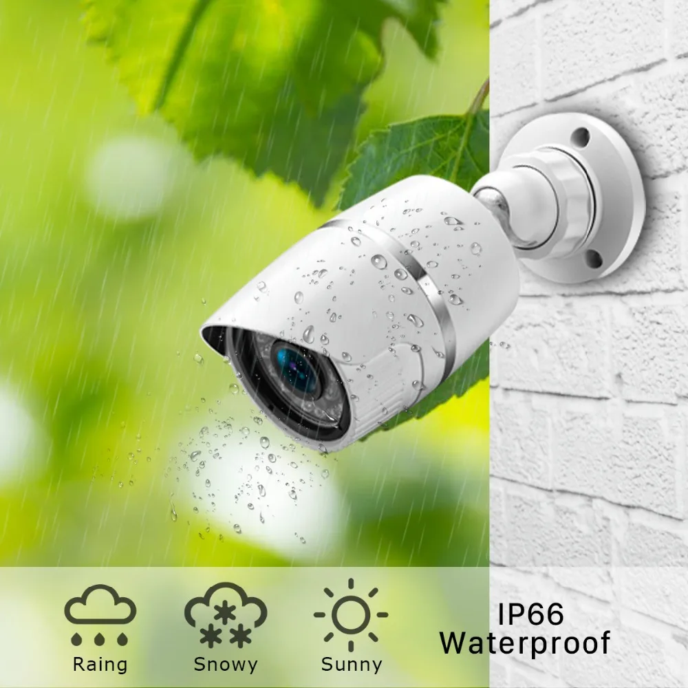 IP камера видеонаблюдения ANBIUX H.265 POE 5 МП 3 Мп 2 МП|Камеры видеонаблюдения| |