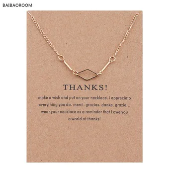 Thanks Giving Bones Bracebone Alloy Clavicle Fish Bone Pendant Short Necklace