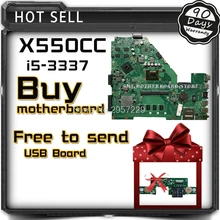 For Asus Motherboard R510CC X550CC Rev2 0 Mainboard With I5 3337 Processor GT720M 4G Memory DDR3