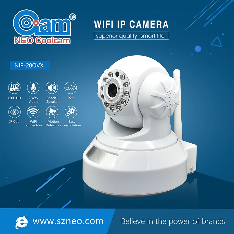 imágenes para NEO Coolcam NIP-20OVX 720 P HD IP Cámara de Red Wifi IR de Visión Nocturna Cámara de Vigilancia CCTV de Seguridad de Vídeo, Soporte iPhone, Android imágenes para NEO Coolcam NIP-20OVX 720 P HD IP Cámara de Red Wifi IR de Visión Nocturna Cámara de Vigilancia CCTV de Seguridad de Vídeo, Soporte iPhone, Android