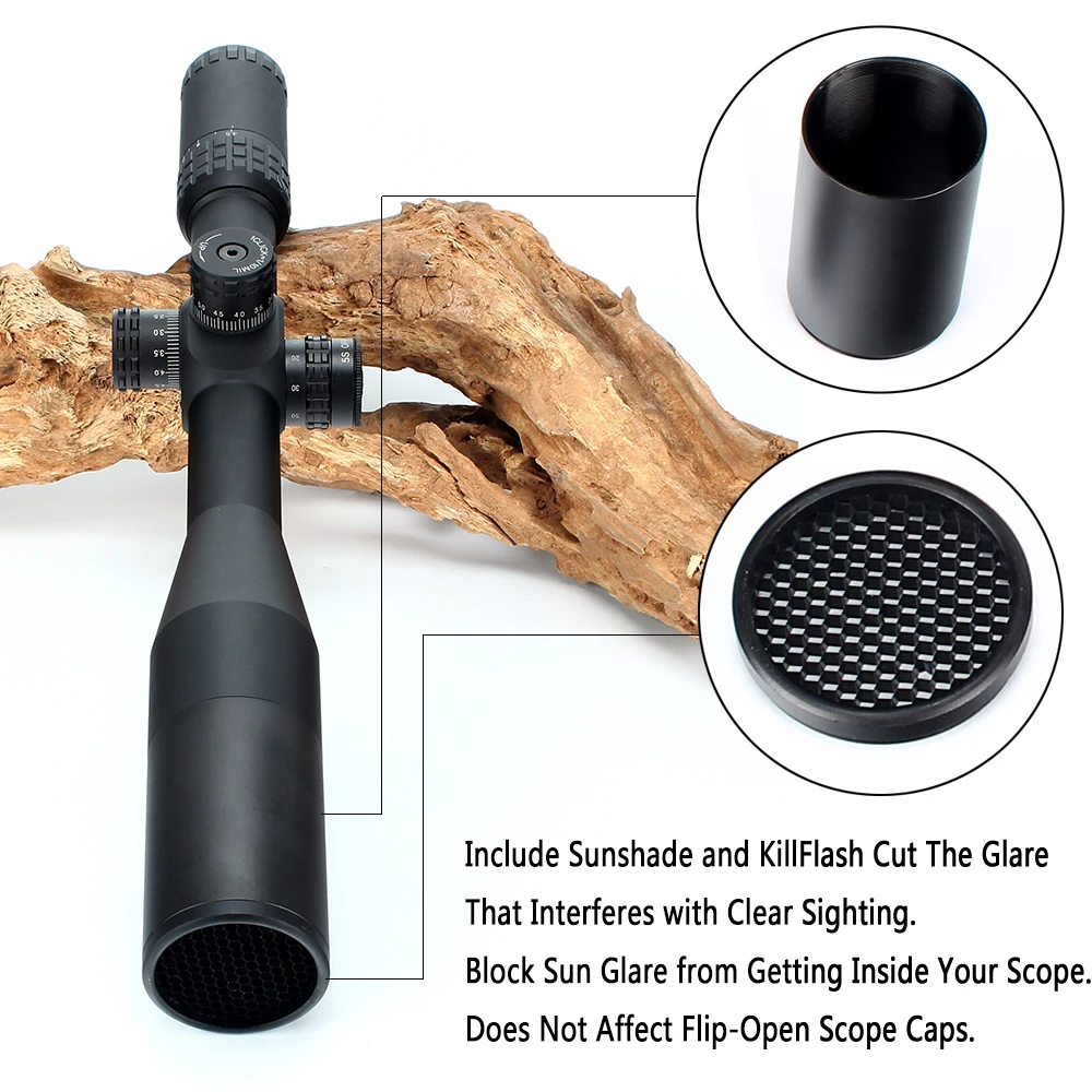 ohhunt MC-Z 4.5-18X44 FFP First Focal Plane Hunting Optical Riflescope Side Parallax Z1000 Glass Etched Reticle Lock Reset Scope (11)