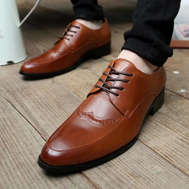 New Fashion Men Oxfords Shoes High Quality Business Casual Shoes For