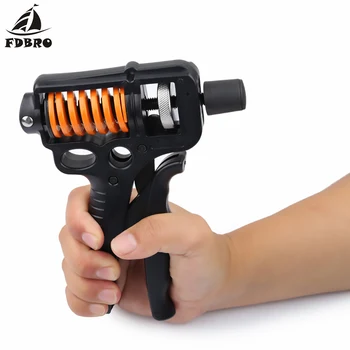 

Adjustable Hand Grip Fitness Gripper Hand Exerciser Finger Pow Trainer Rehabilitation Fitness Hands Home Gym Crossfit Strength