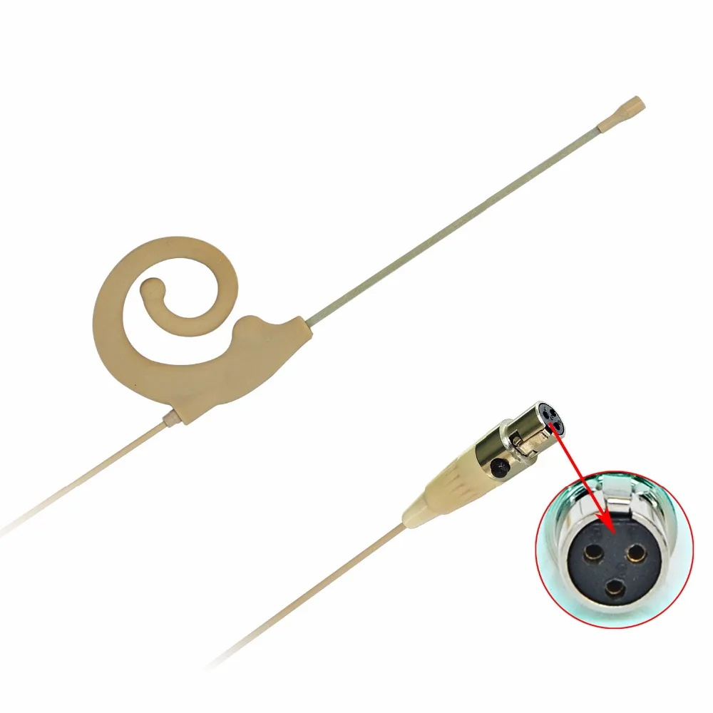 3 Pin Mini XLR штекер 5 мм Диаметр микрофон кожи Цвет всенаправленная Тип мини одного