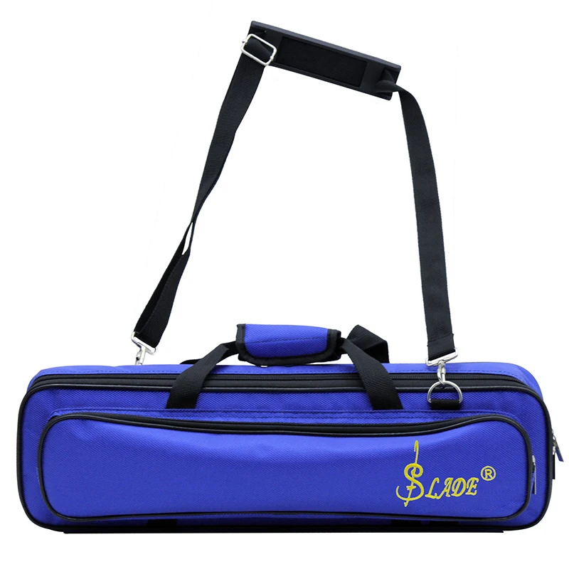 

SLADE Flute Bag Double Strand Soft Flute Case Rainproof Oxford Cloth Padded with Thickened Sponge Shockproof Soft Velvet Lining