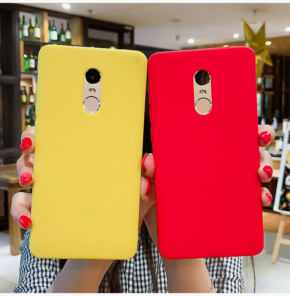 

Candy Color Phone Case For Xiaomi Redmi Note 6 5 Pro 6A 5A 5 Plus TPU Silicone Matte Phone Case For Xiaomi Redmi A2 Lite 4X 4A