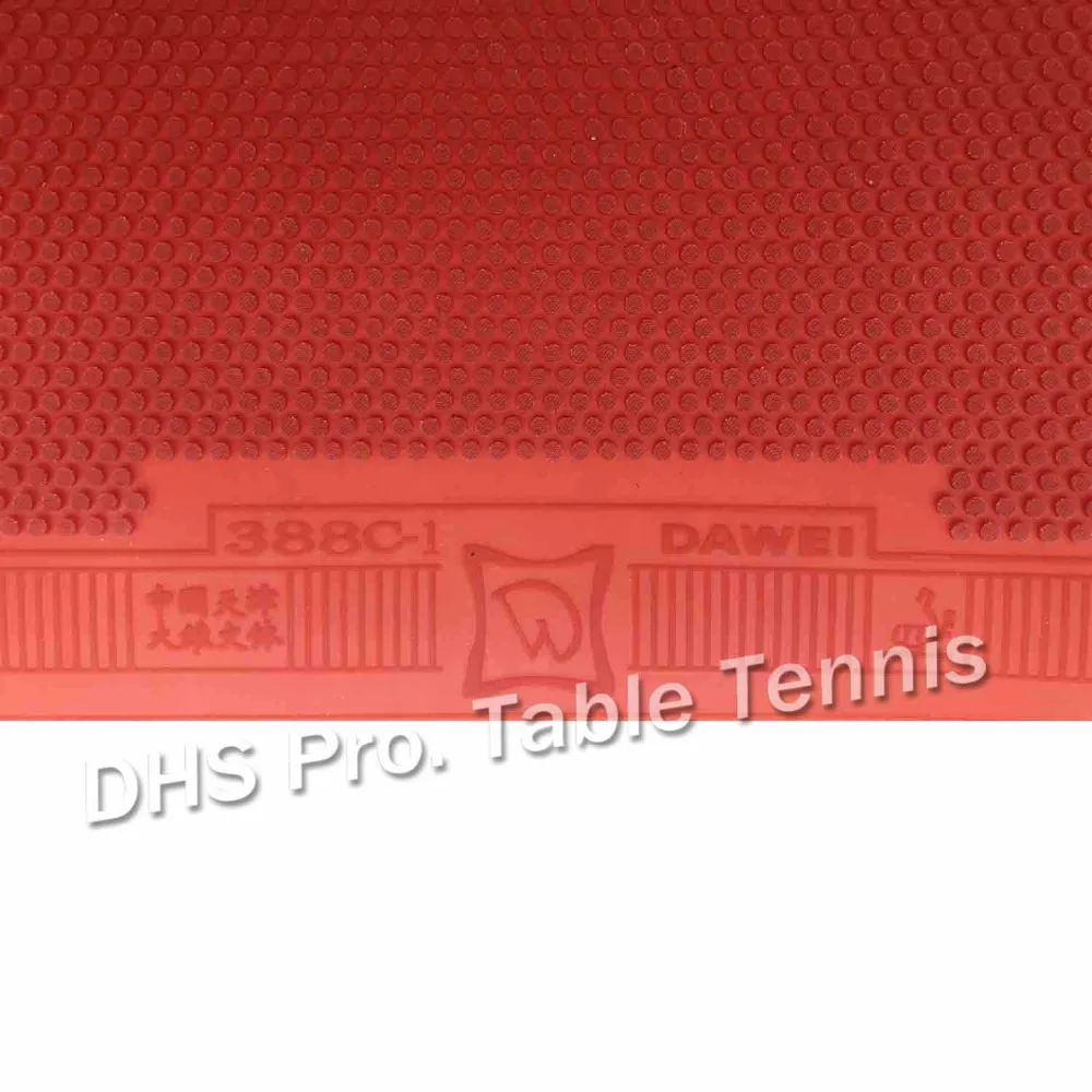 

Dawei 388C-1 Good for Forehand-Attack Medium Pips-Out Table Tennis PingPong Rubber With Sponge