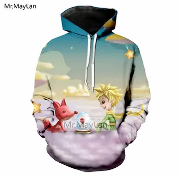 

Le Petit Prince and Wolf 3D Print Hoodies Men/Women Hiphop Streetwear Jacket Boys Hipster Colorful Outfits Clothing Harajuku 5XL