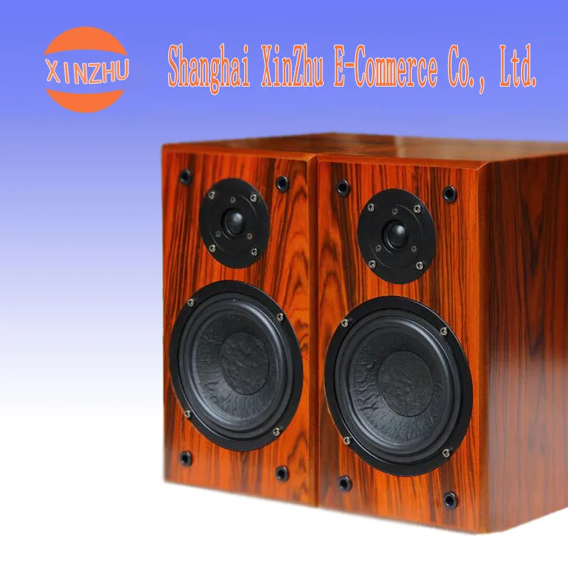 5081 5 inch wooden treble HIFI speakers fever audio bookshelf on the