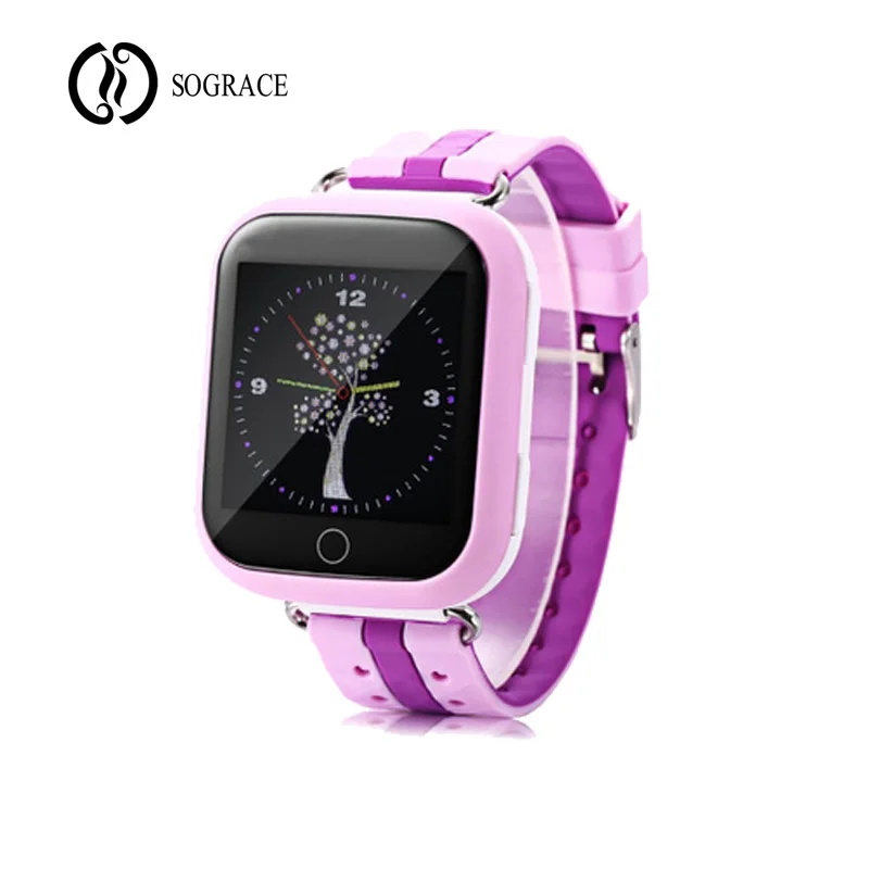 Sograce Q100 gps Смарт часы для умные ребенка телефонный звонок Relogio 2G цифровой SOS