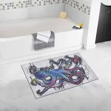 Фантазия Осьминог читает книгу коврик для ванной нескользящий коврик для ванной комнаты дюймов