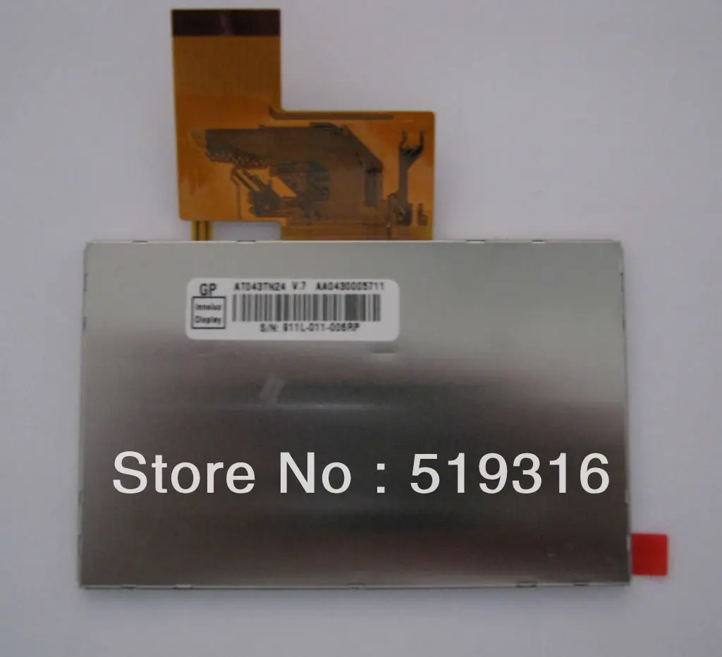 Tela de Lcd de 4.3 Polegadas 40pin 3200057904 At043tn24 v1 At043tn24 V.7 Painéis e LCDs p/ tablet - Imagem 3