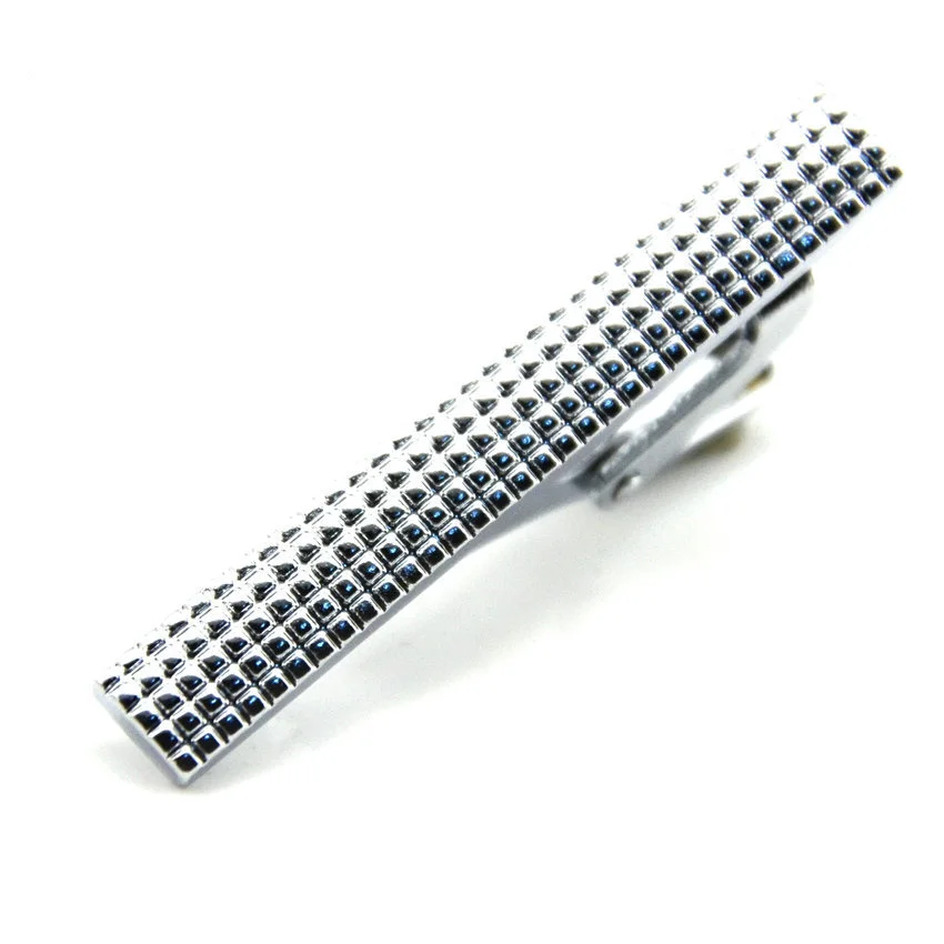 Длинные 4 см 10 Модель Высокое качество Розничная короткий Серебряный Мужской металлический галстук для мужчин s хромированный зажим простые узкие Зажимы для галстука булавки