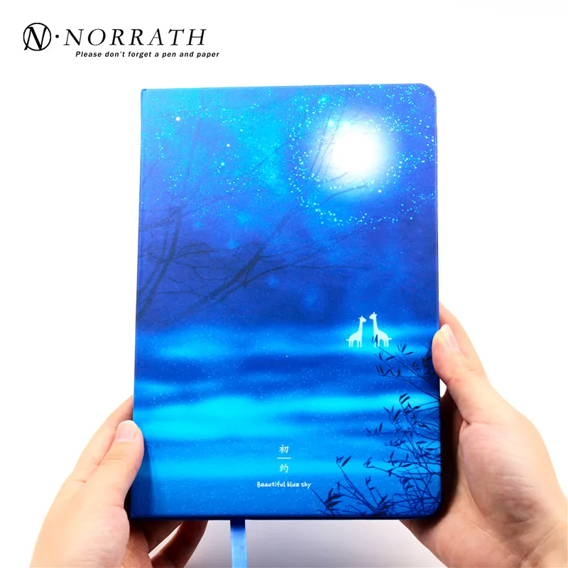 

Night sky Journal Diary Hard Cover Lined Planner Study Notebook Memo Agenda Notepad Office School Gift Supplies