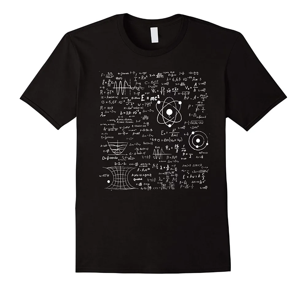 2019 New Fashion Brand Clothing Science Teacher Formula Physics T-Shirt | Мужская одежда