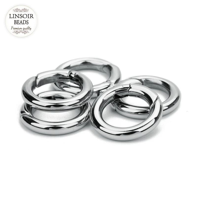 Открытые Кольца LINSOIR из нержавеющей стали диаметр 20 мм раздельные кольца