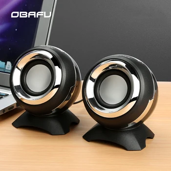 

Mini Portable Clipon USB Stereo Speakers Line Controller Soundbar With Clip For PC Laptop Notebook For Phone Mp3 Music Player