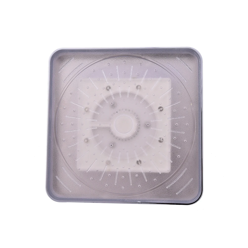 Koop 7 Kleuren Top Kwaliteit Vierkante Badkamer LED Regen Top Douchekop Automatische Veranderende Met Wandmontage Of Plafond Douche