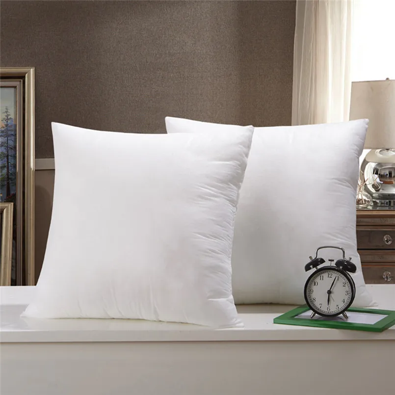 Bedding Square Cotton Cushion Core Pillow interior Home Decor White 63