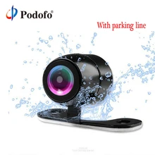 Podofo Car Rear View Camera Waterproof Car Rearview Camera Car Park Monitor Wide Degree Mini Car