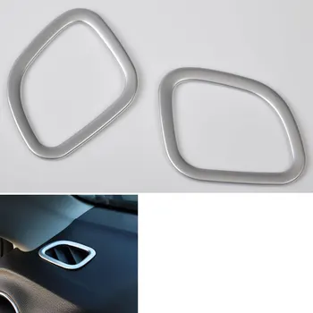 

2Pcs Car Interior Front Upper Air Condition Vent Outlet Frame Decor Cover Trim Dashboard Decoration Fit For Suzuki Vitara 2016