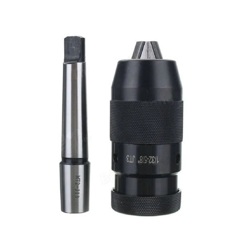 

1/32-5/8" 3JT Keyless Drill Chuck & JT3-2MT Taper Shank Adapter Arbor for Dropshiping