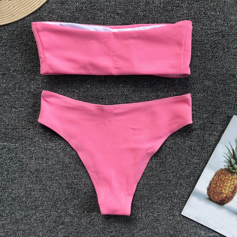 Желтый танкини дерзкий Бикини Низ maillot femme пляжная одежда мягкий синий бикини без бретелек купальный костюм комплект мини микро купальник