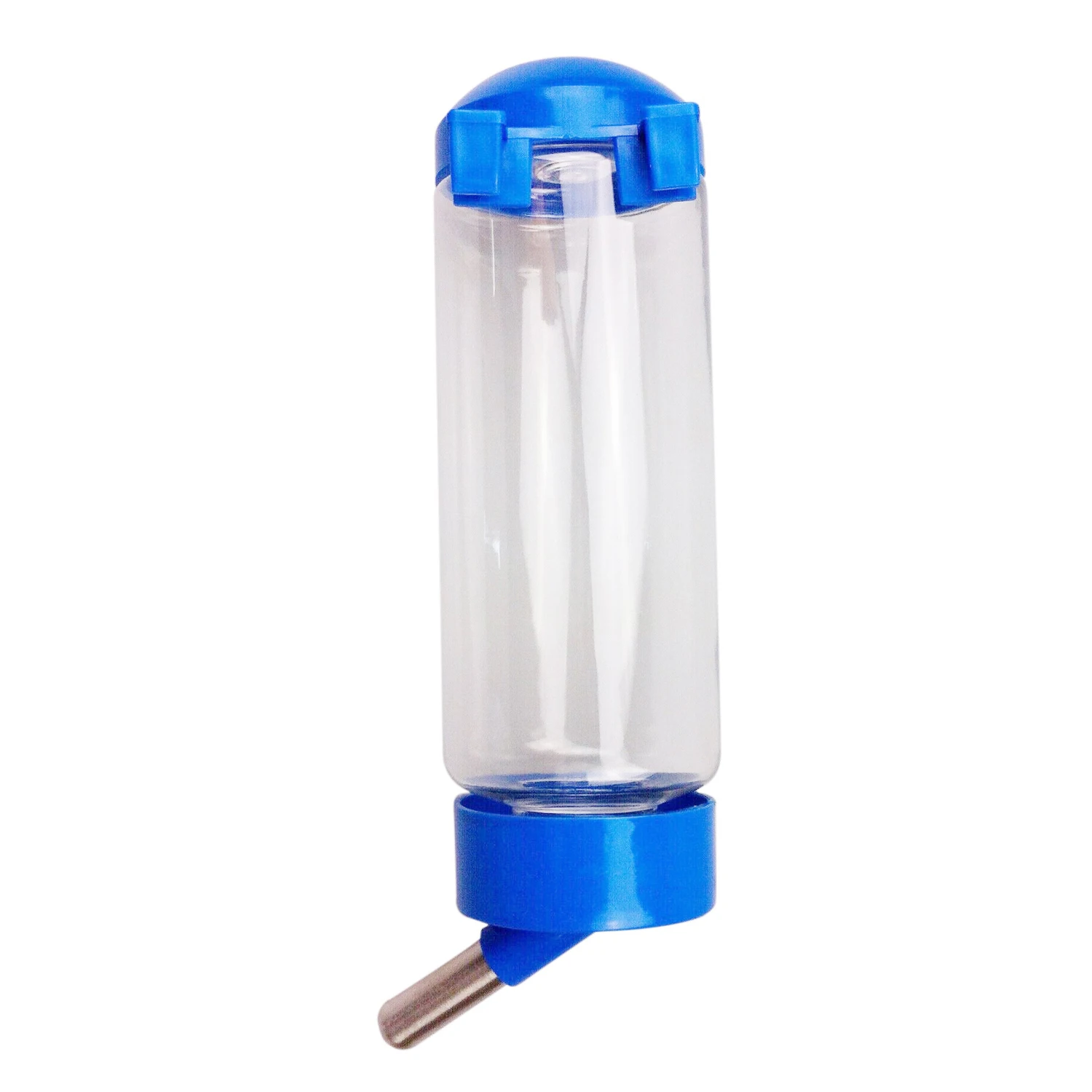 HTHL Doggie Dog Drinking Hanging Water Bottle Pet Dispenser Blue Clear