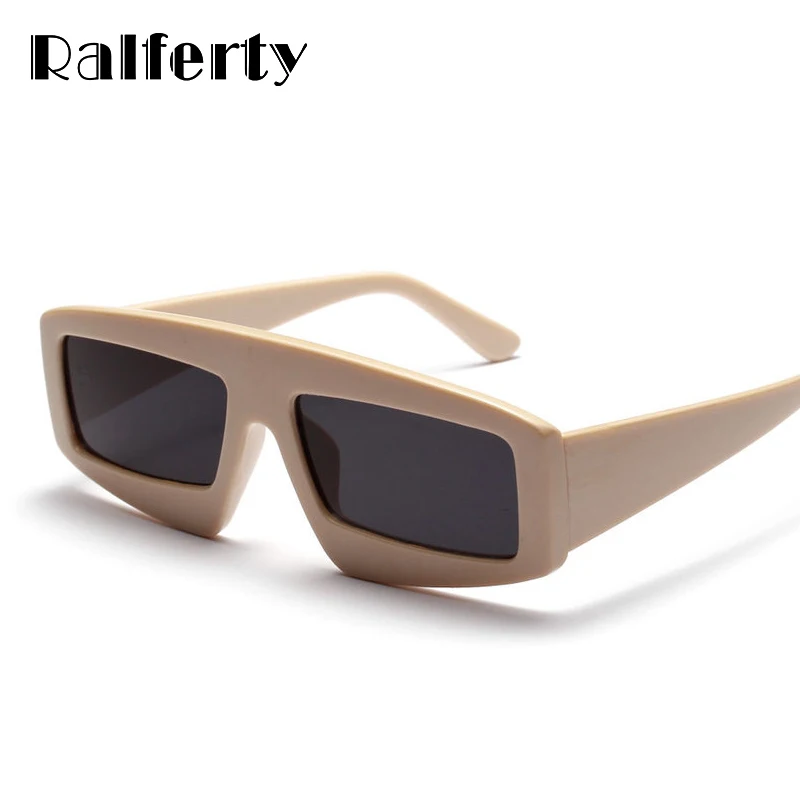 

Ralferty 2018 Trendy Oversized Sunglasses Women Men Square Sun Glasses Fashion Sunglases Beige Black Red Eyewear Oculos W1346