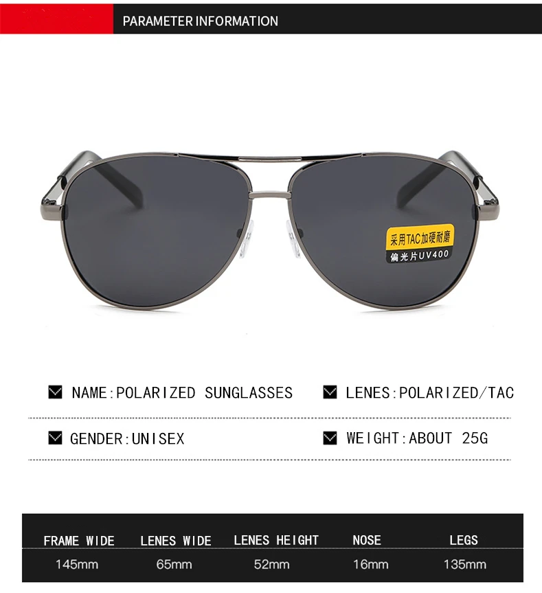 Поляризационные мужские солнцезащитные очки, фирменный дизайн, пилот, ночное видение, мужские солнцезащитные очки, очки gafas oculos de sol masculino для мужчин