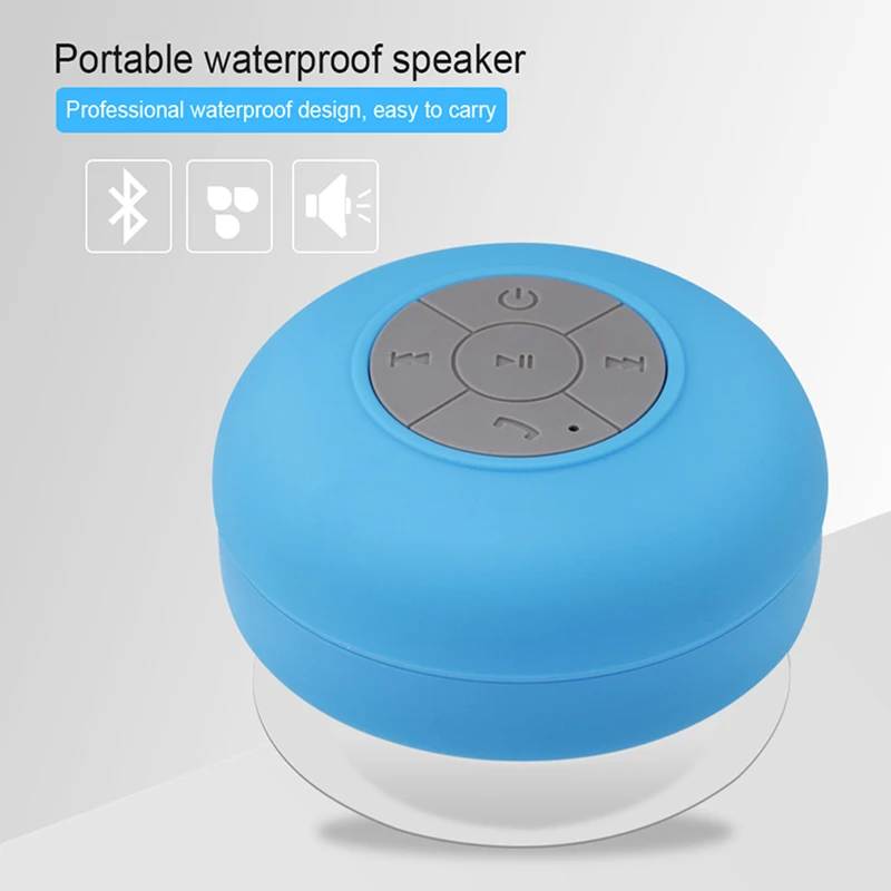 Мини Bluetooth динамик водонепроницаемый Душ беспроводной портативный сабвуфер с