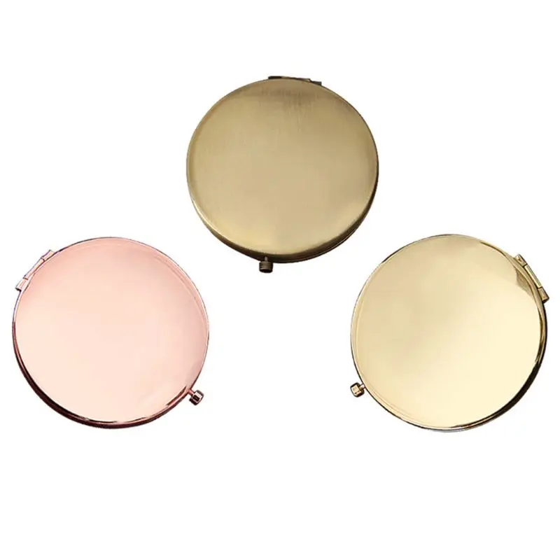 DIY Набор для вышивания компактное карманное цветочное зеркало для макияжа двухстороннее складное женское винтажное косметическое зеркало ручной работы подарок