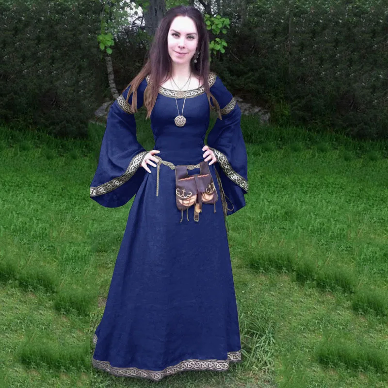 Early Medieval Renaissance Dress Costume Apprael For Women