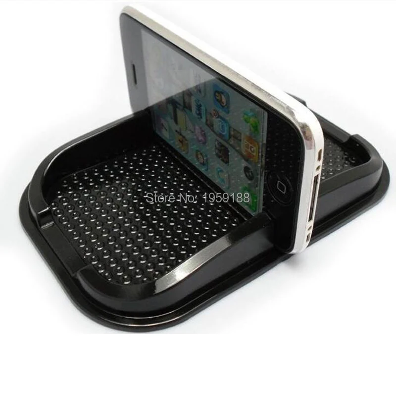 WFCVS Automobile Rubber Anti slip Mat Car Dashboard Black Non slip