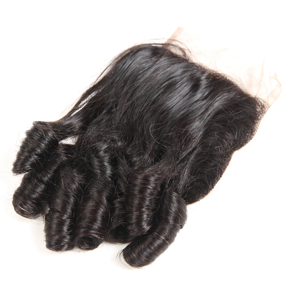 Megalook, бразильские вьющиеся волосы Funmi, пряди, 4*4, на шнуровке, Детские локоны, человеческие волосы, пряди, на шнуровке, волосы remy