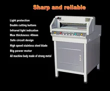 2019 New 450mm Electric Paper Cutting Machine Paper Guillotine Stack Cutter