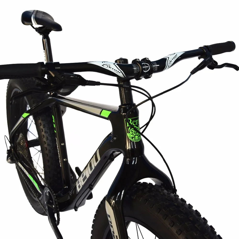 BEIOU полностью углеродистая шина для велосипеда, горный велосипед 26 дюймов, 4,0 дюймов, шина для горного велосипеда SHIMANO ALTUS 9 скоростей CB023