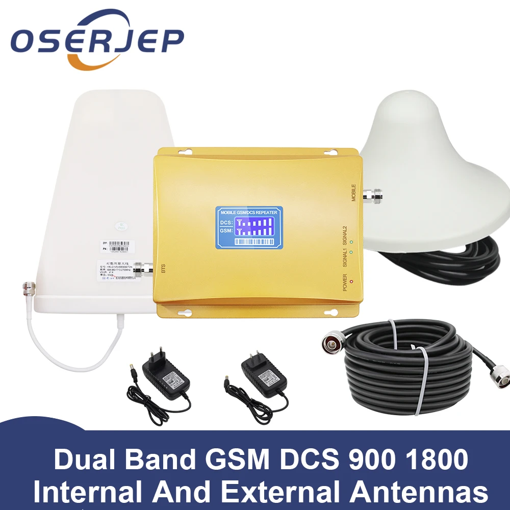 ЖК-дисплей GSM 900 4G 1800 МГц двухдиапазонный ретранслятор LTE телефон усилитель