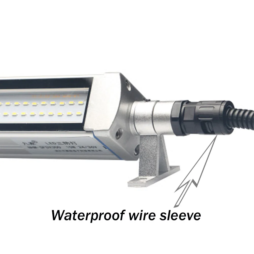 Заводская розетка 20 Вт 220VAC Водонепроницаемая светодиодная панель свет CNC машины инструменты освещение все алюминиевые оболочки анти-масло взрывозащищенный IP67