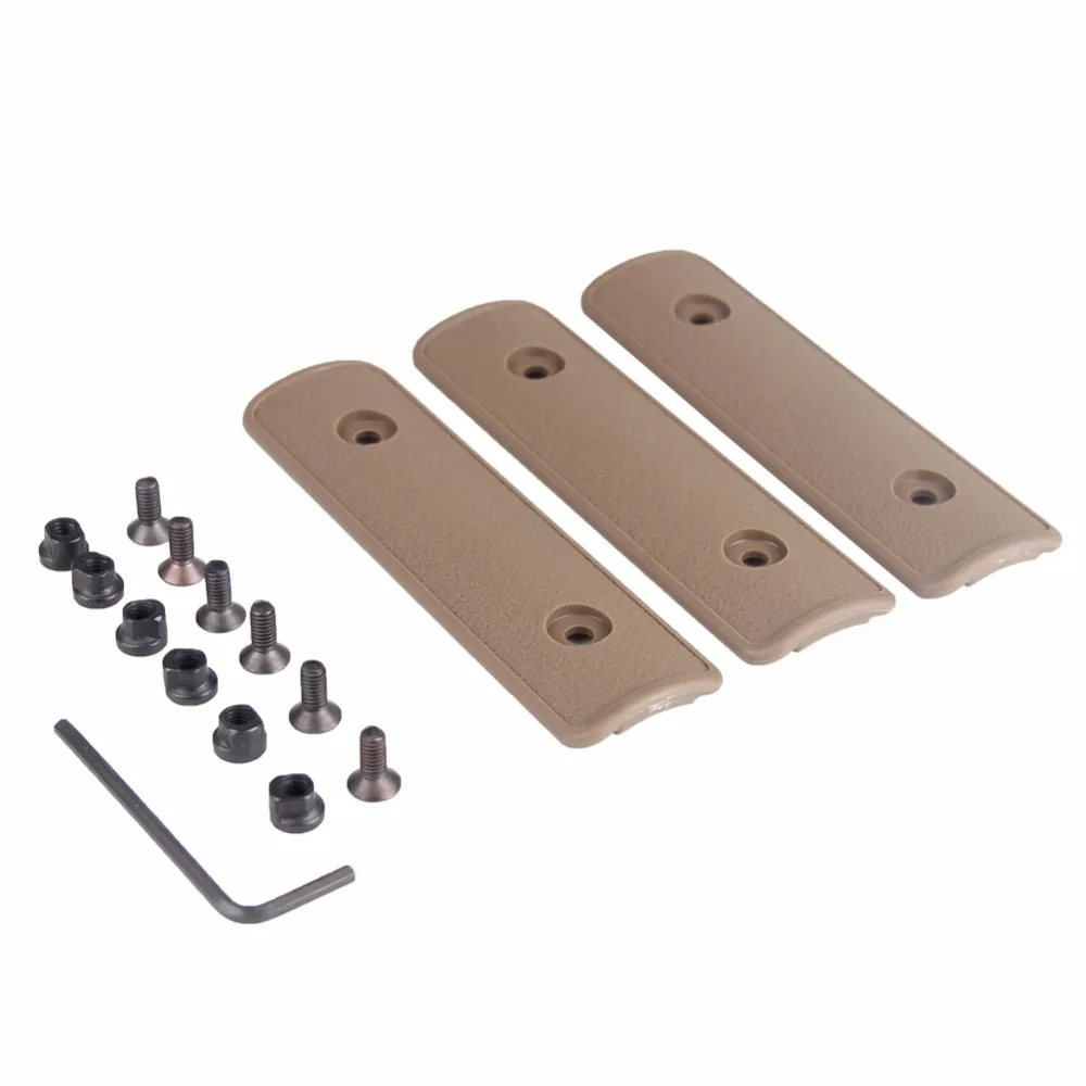 Hunting Accessories Keymod Rail Panel Section Handguard Cover Protectors Polymer for Hunting RL37-0059 (7)