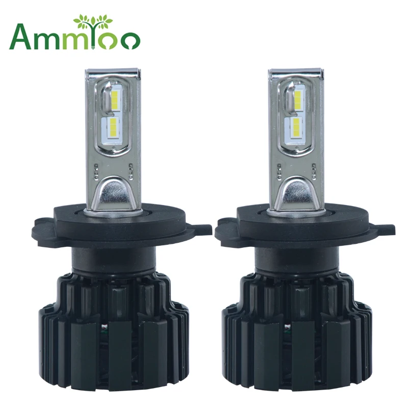 AmmToo LED H4 H7 Canbus автомобисветильник фара H8 H9 H11 Светодиодный ная лампа 9005 HB3 9006 HB4